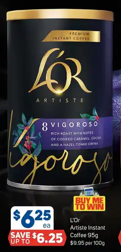 Foodland L'Or Artiste Instant Coffee offer