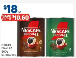 Foodland Nescafé Blend 43 offer