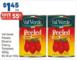 Foodland Val Verde Peeled, Diced or Cherry Tomatoes offer