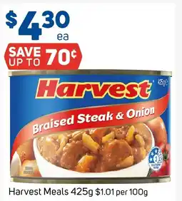 Foodland Harvest Meals offer