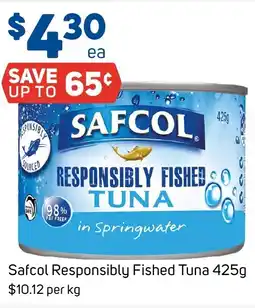 Foodland Safcol Responsibly Fished Tuna offer