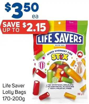 Foodland Life Saver Lolly Bags offer