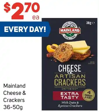 Foodland Mainland Cheese & Crackers offer