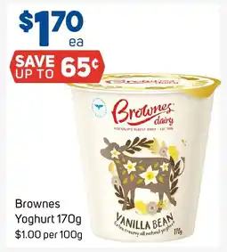 Foodland Brownes Yoghurt offer
