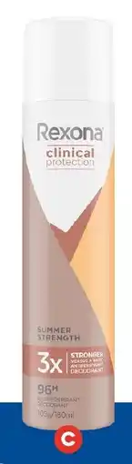 Foodland Rexona Clinical Protection Aerosol Deodorant offer