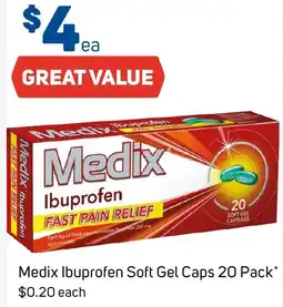 Foodland Medix Ibuprofen Soft Gel Caps offer