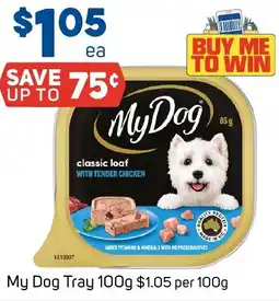 Foodland My Dog Tray offer