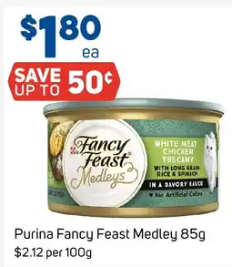Foodland Purina Fancy Feast Medley offer