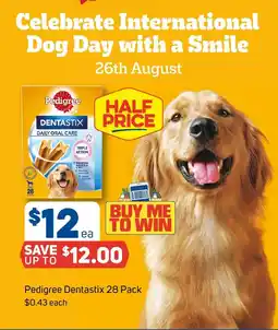 Foodland Pedigree Dentastix offer