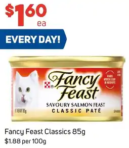 Foodland Fancy Feast Classics offer