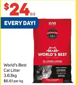 Foodland World's Best Cat Litter offer