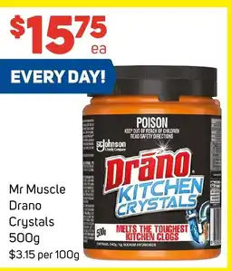 Mr Muscle Drano Crystals