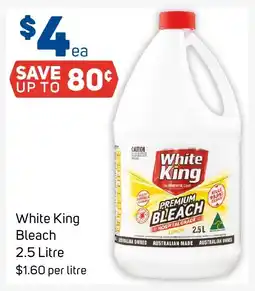 Foodland White King Bleach offer