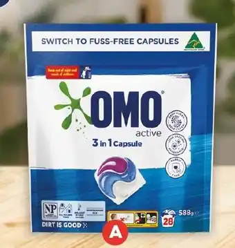 Foodland OMO 3 in 1 Laundry Capsules offer