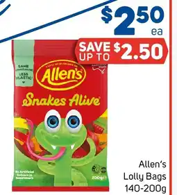 Foodland Allen's Lolly Bags offer