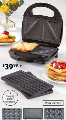 ALDI Electric Multi Snack Maker offer