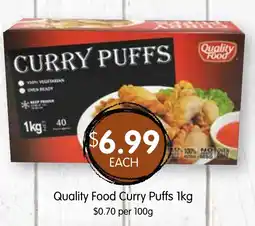 Spudshed Quality food curry puffs offer