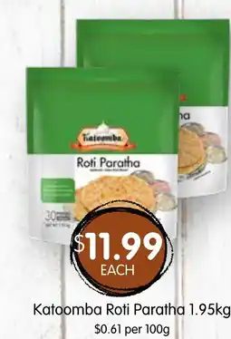 Spudshed Katoomba Roti Paratha offer