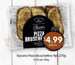Spudshed Toscano Pizza Bruschettina offer