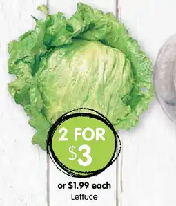 Spudshed Lettuce offer