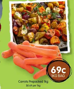 Spudshed Carrots Prepacked offer