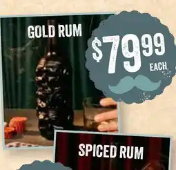 Spudshed GOLD RUM offer
