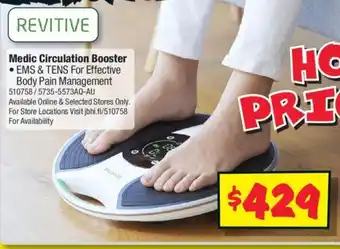 JB Hi-Fi Medic Circulation Booster offer