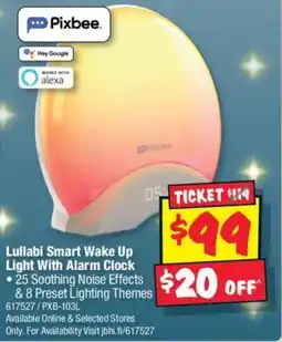 JB Hi-Fi Lullabi Smart Wake Up Light With Alarm Clock offer