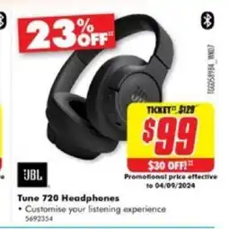 The Good Guys Tune 520 Headphones - Blue or Black offer