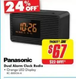 The Good Guys Dual Alarm Clock Radio offer