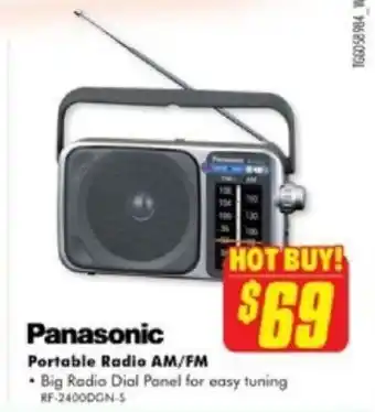 The Good Guys Portable Radio AM/FM offer