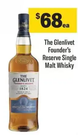 Liquorland The Glenlivet Founder's Reserve Single Malt Whisky offer