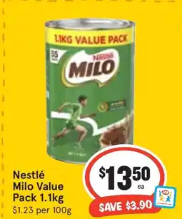 Ritchies Nestlé Milo Value Pack offer