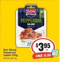 Ritchies Don Sliced Pepperoni Salami offer