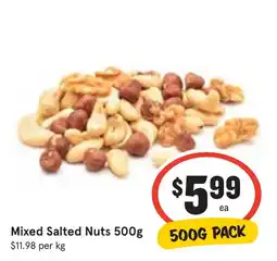 Mixed Salted Nuts