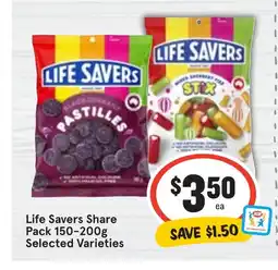 Ritchies Life Savers Share Pack offer