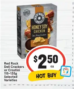 Ritchies Red Rock Deli Crackers or Crostini offer