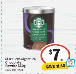 Ritchies Starbucks Signature Chocolate Powder offer