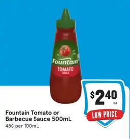Ritchies Fountain Tomato or Barbecue Sauce offer