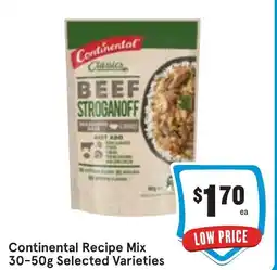 Ritchies Continental Recipe Mix offer