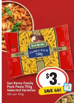 Ritchies San Remo Family Pack Pasta offer
