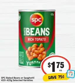 Ritchies SPC Baked Beans or Spaghetti offer