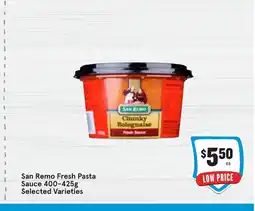 San Remo Fresh Pasta Sauce
