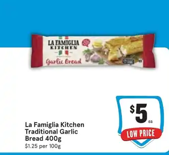 Ritchies La Famiglia Kitchen Traditional Garlic Bread offer