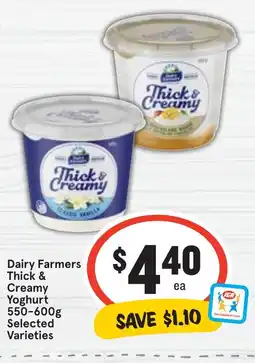 Ritchies Dairy Farmers Thick & Creamy Yoghurt offer