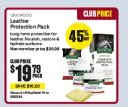 SuperCheap Auto OAKWOOD Leather Protection Pack offer