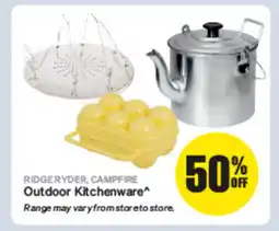 RIDGERYDER, CAMPFIRE Outdoor Kitchenware*