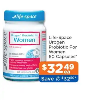 Good Price Pharmacy Life-Space Urogen Probiotic For Women offer
