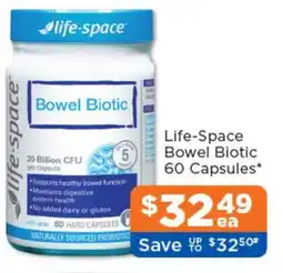 Good Price Pharmacy Life-Space Bowel Biotic 60 Capsules offer