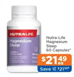 Good Price Pharmacy Nutra-Life Magnesium Sleep offer